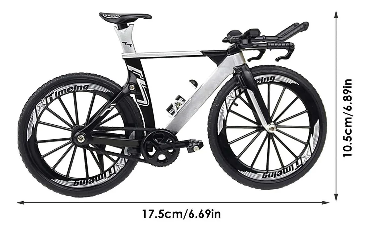 Mini brinquedo de bicicleta de montanha, bicicleta de montanha com biqueira de metal em miniatura, mini veículos de corrida de bicicleta, bicicleta de montanha