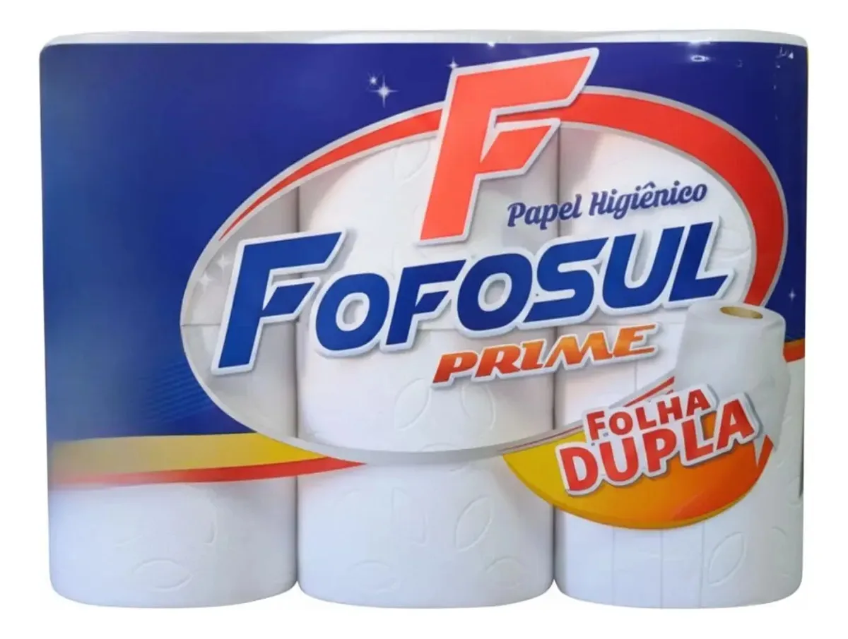 Papel Higienico Folha Dupla Fofosul Prime 12 Rolos Macio