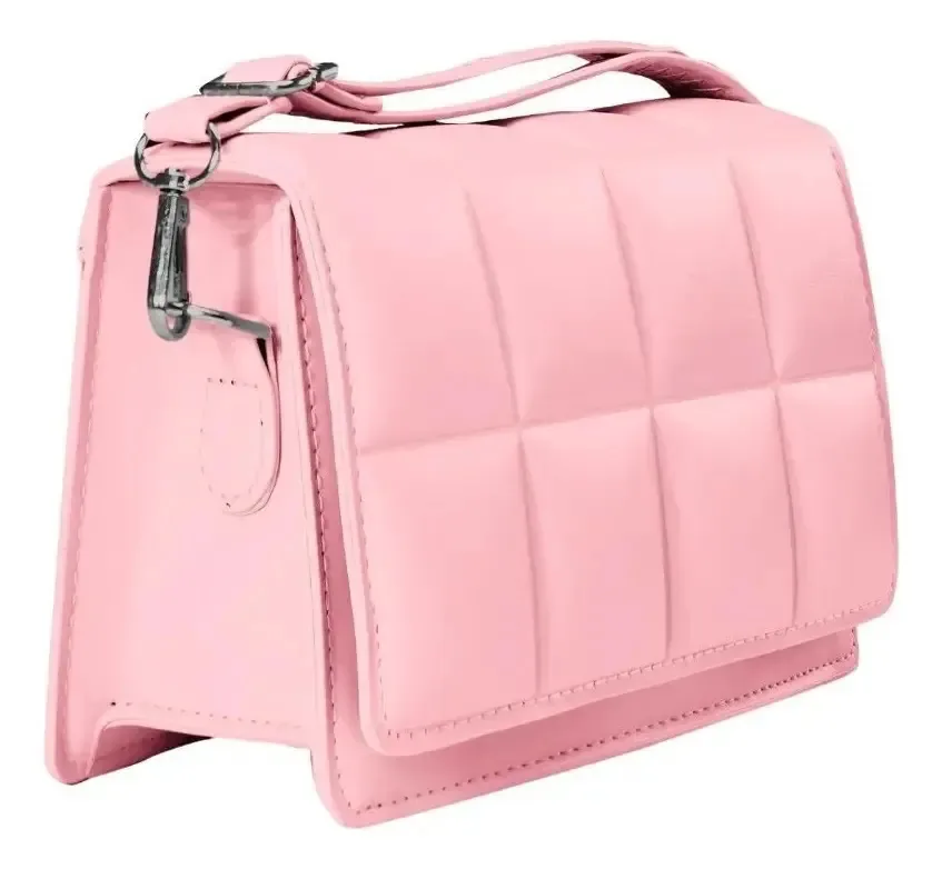 Moda feminina, bolsa tiracolo feminina, mensageiro rosa