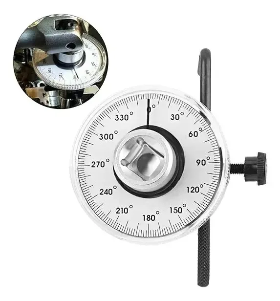 Calibrador para ângulo de 1/2 polegada, ângulo de torque de 360
