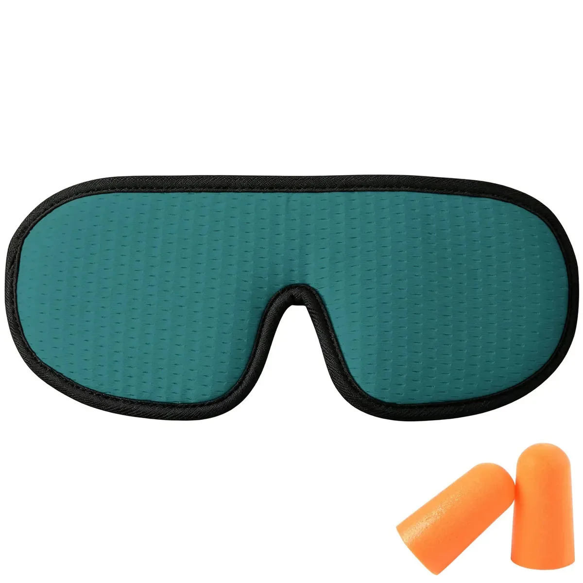 Máscara 3d Verde Escuro Tapa Olho Dormir Ajustável Tampa Olhos Bloqueia Luz, Mascara Para Dormir Macia Sem Apertar Olhos, Venda Olhos Acessório Viagem Descanso Confortável Para Sono Em Casa Avião