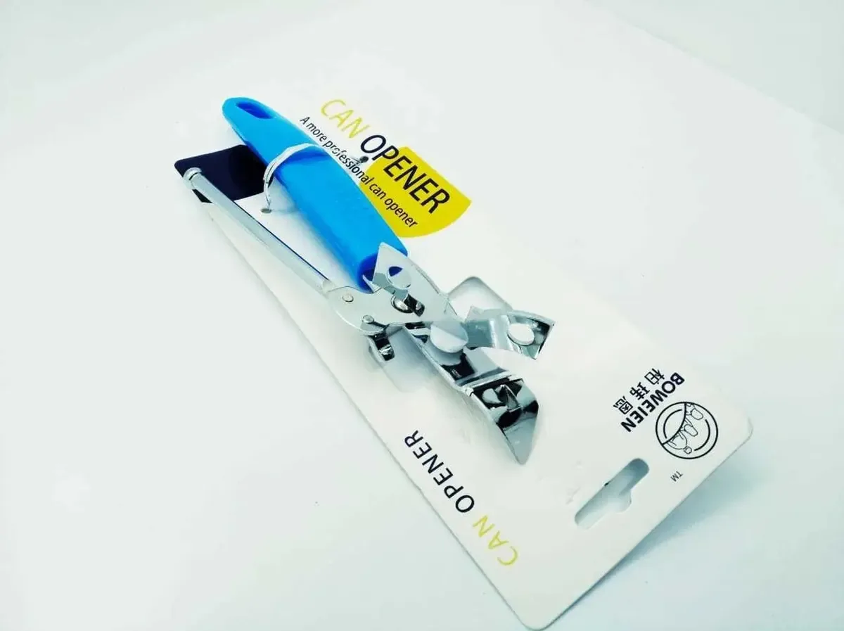 Abridor de latas manual com alça antiderrapante