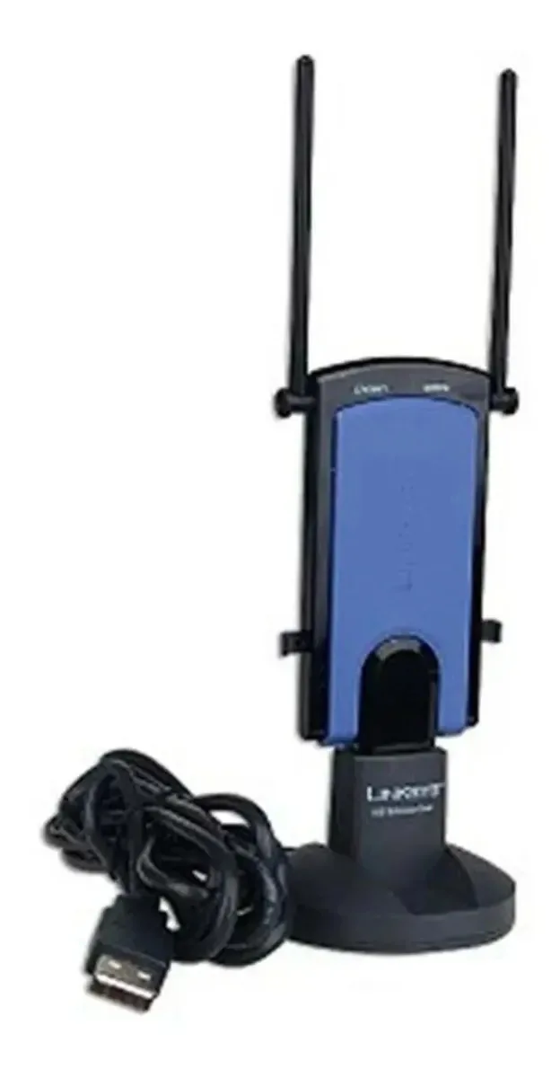 Adaptador De Rede Usb Linksys Wusb300n-la Wireless N, Para Com Windows