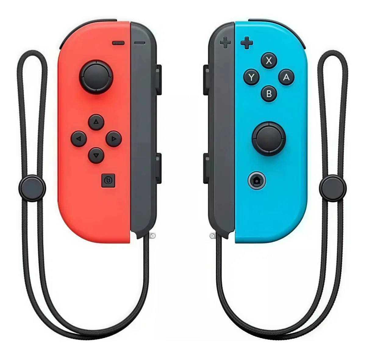 Controles de joystick compatíveis com Nintendo Switch vermelho/azul