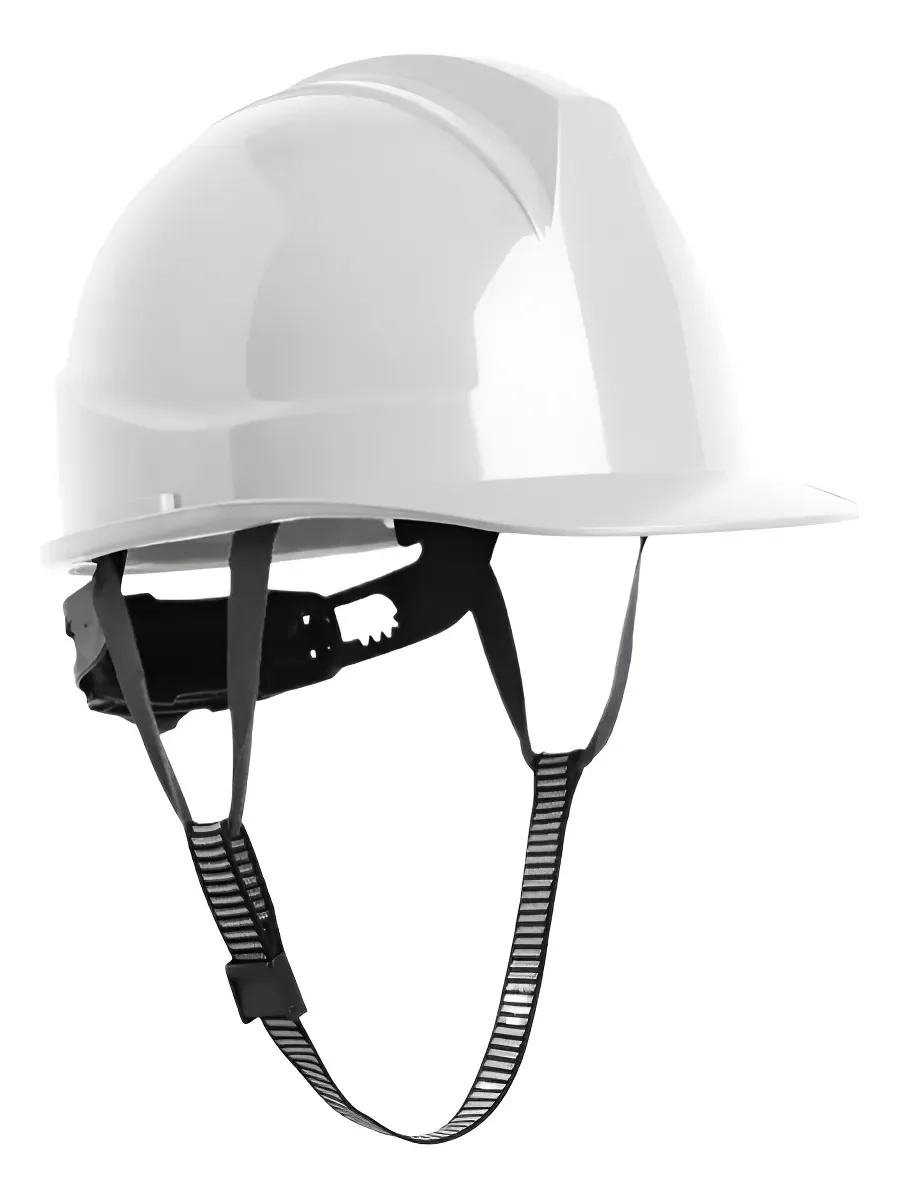 Capacete de segurança de construção reforçado branco