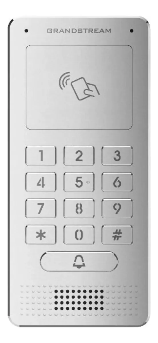 Grandstream Audio IP Gatekeeper (SIP) | Aplicativo de poste RFID esquerdo de 2 portas (gds3705)