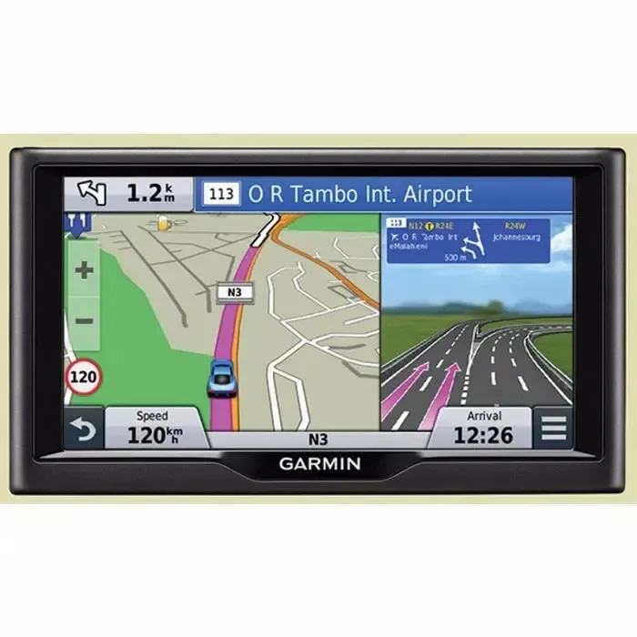 GPS Garmin Nuvi 67, tela, 6 mapas, radares de toque microsd