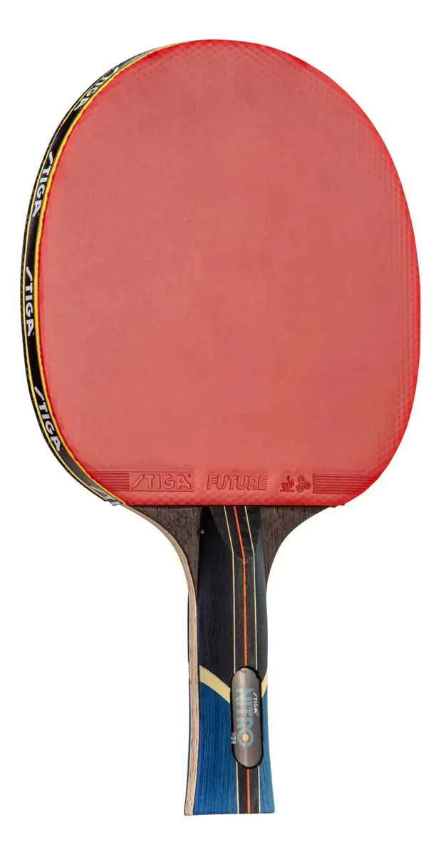 Raquete de tênis de mesa Stiga Nitro, vermelha