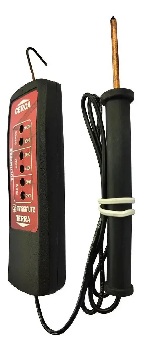 Voltímetro Analógico Test De Cerca Elétrica Rural Gado