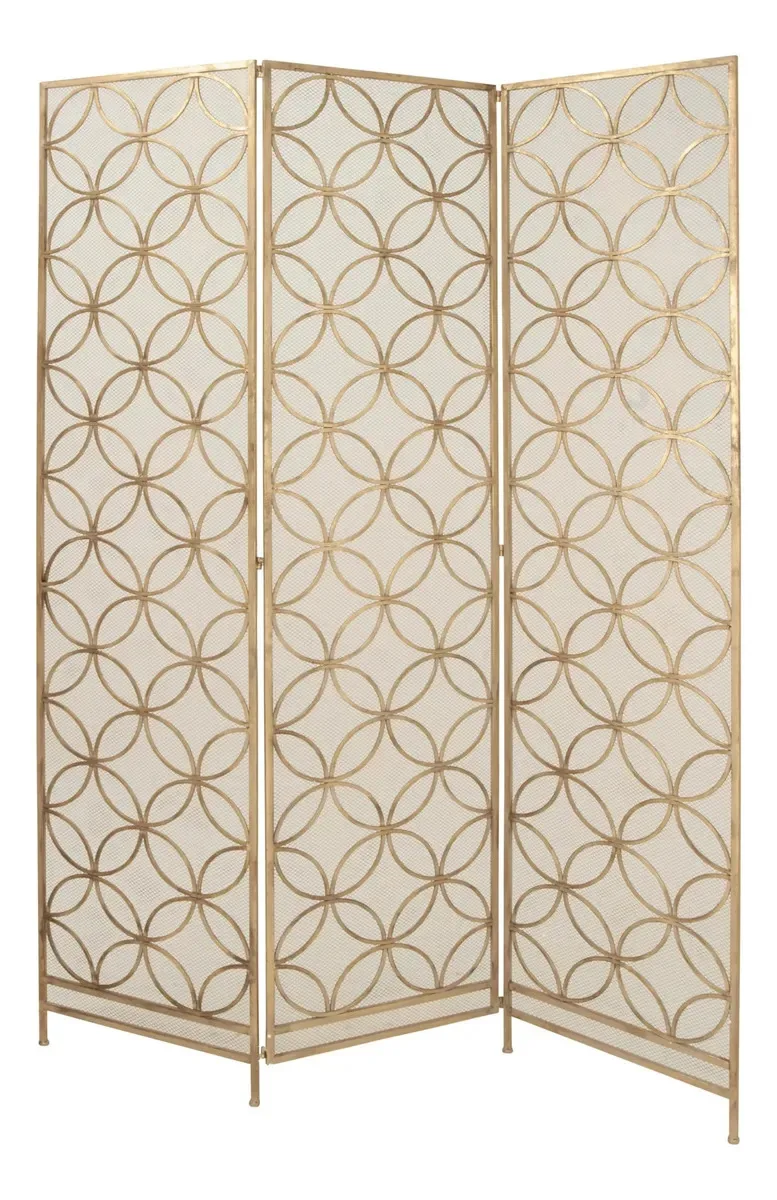 Tela divisória geométrica de metal Deco 79, divisória. Hierro