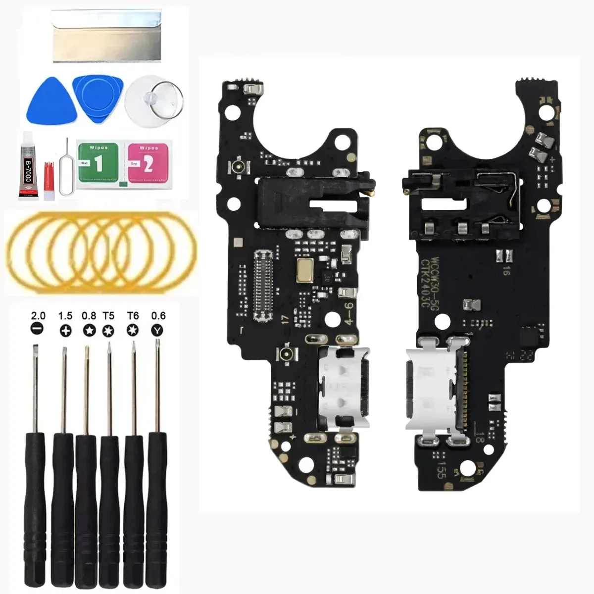 Centro de carregamento para Honor x6/x6s VNE-Lx1/3 com IC de carregamento rápido
