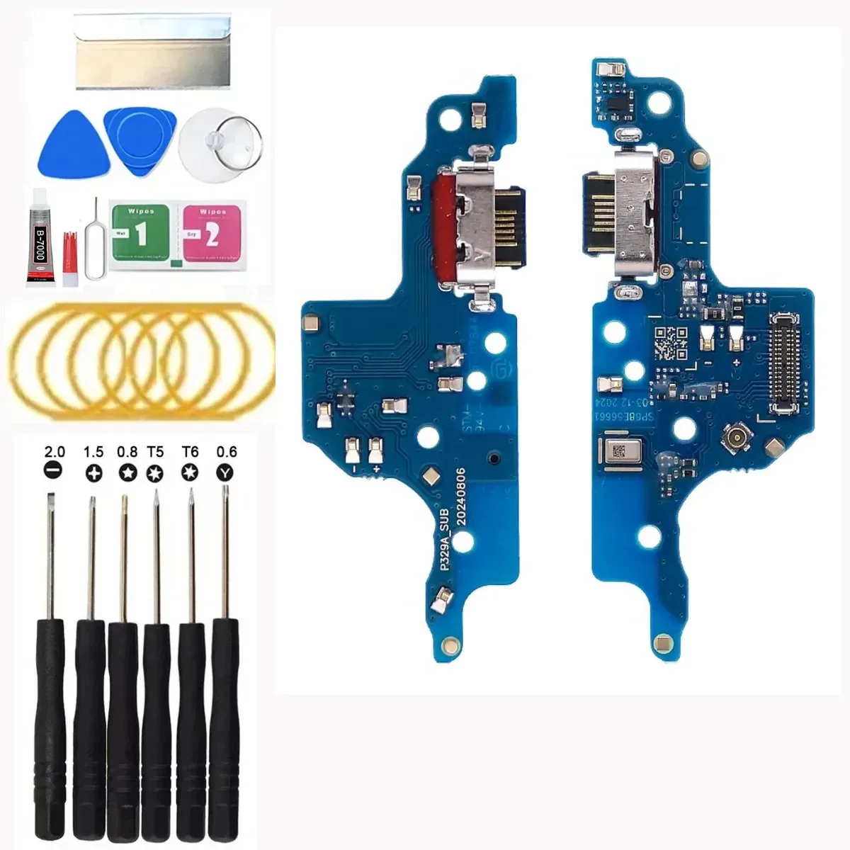Centro de carregamento para Moto G15 Xt2521 com IC de carregamento rápido