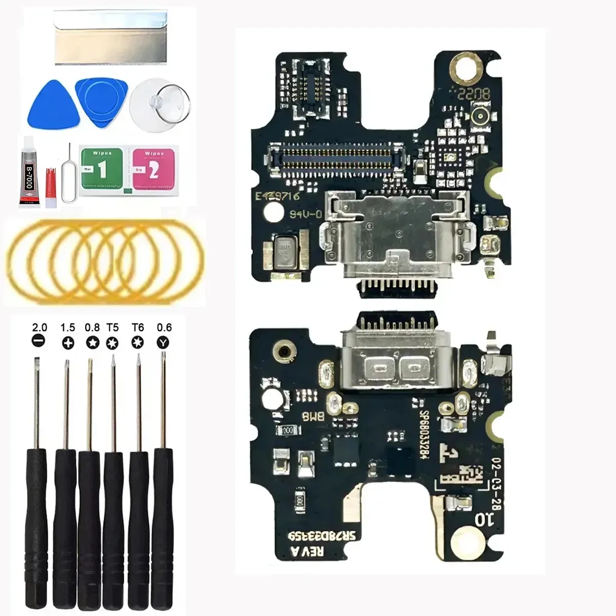 Centro de carregamento para Moto Edge 30 Xt2203 com IC de carregamento rápido