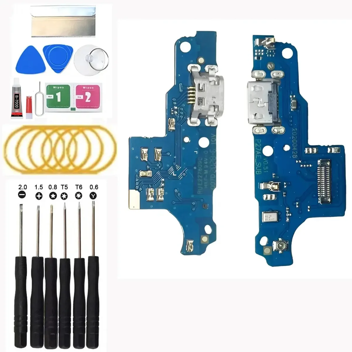 Centro de carregamento para Moto E7 Plus Xt2081 com IC de carregamento rápido