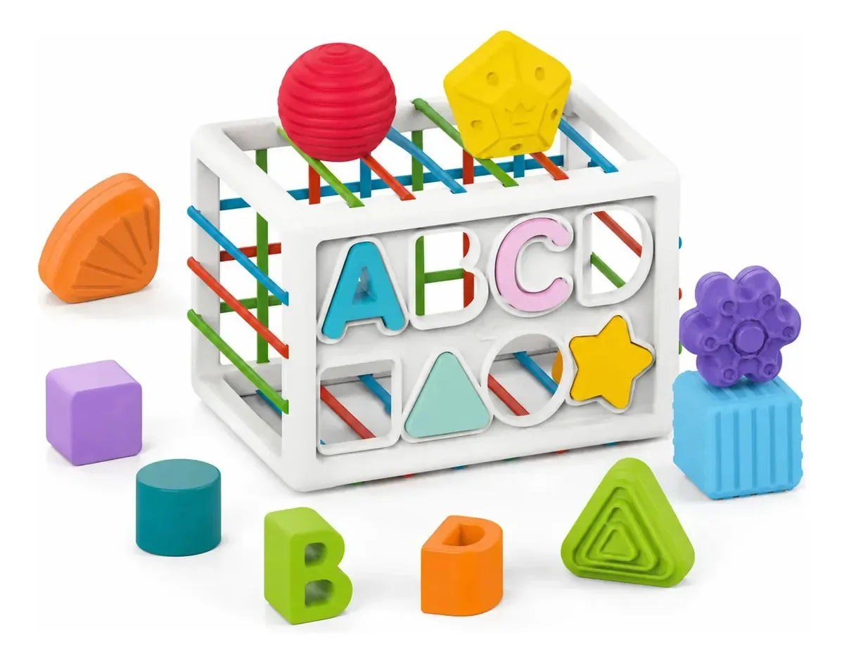 Brinquedo educacional Montessori Multiform Cube Multicolor Motricity