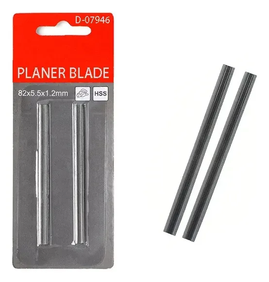 Plaina Lâminas 82mm Para Skil/ Bosch/black E Decker 2 Facas