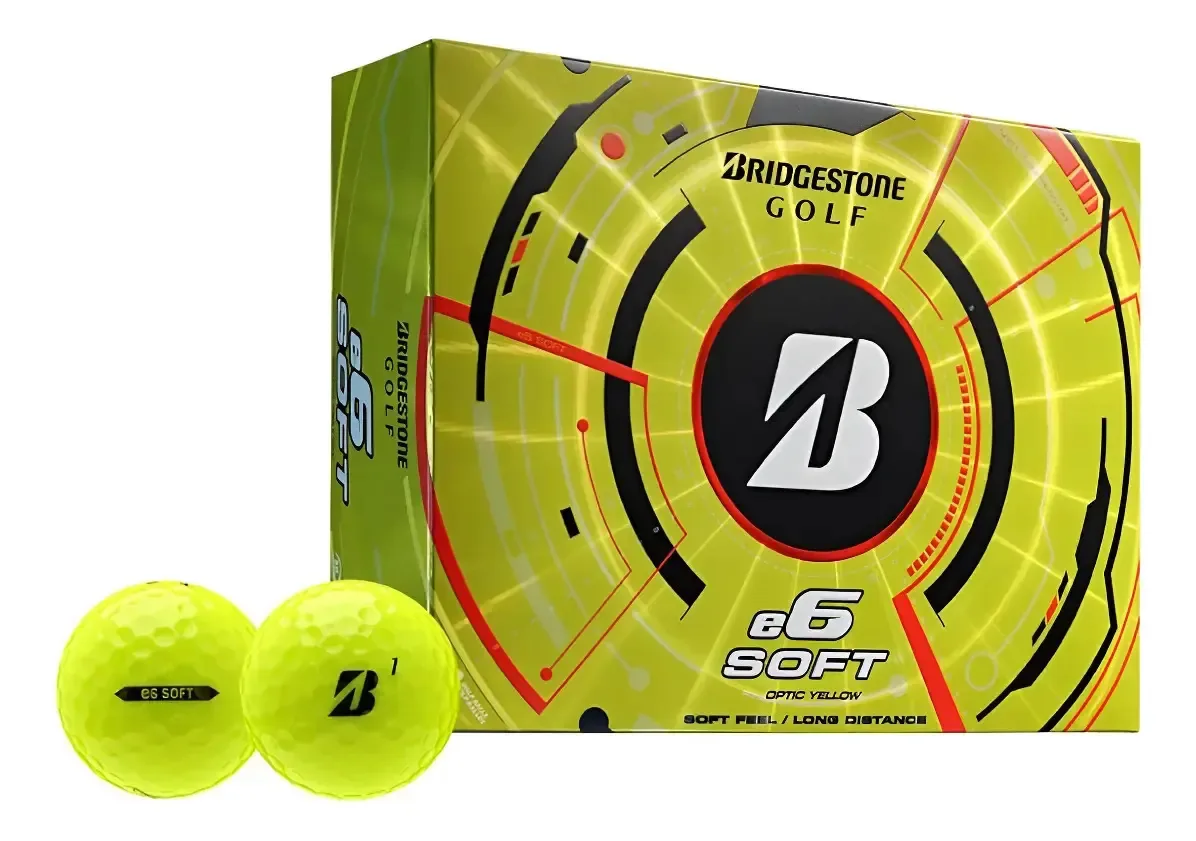 Dezenas de bolas amarelas macias Bridgestone E6