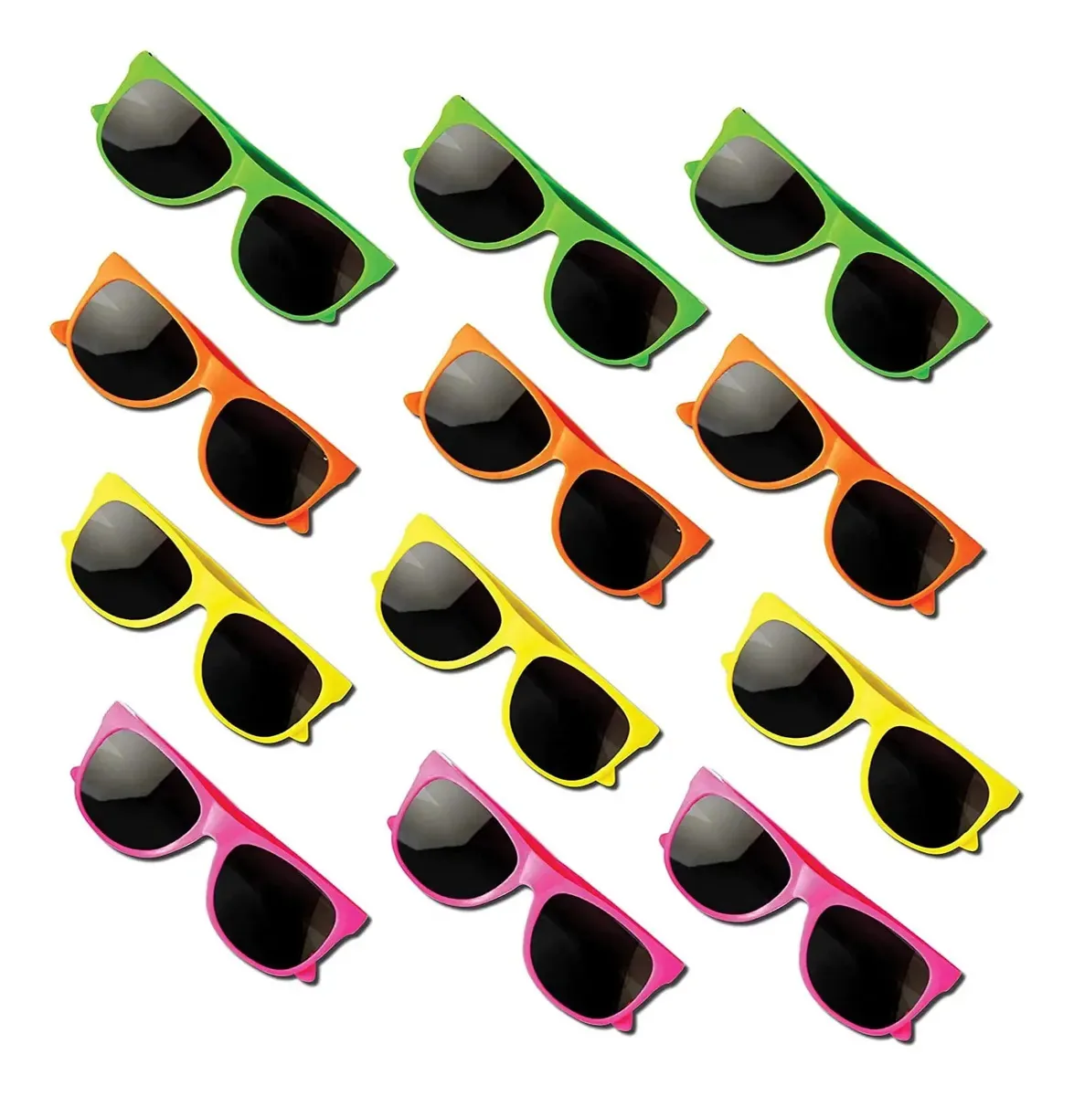 Óculos de sol Neliblu Kids Party Favors By 80 para festas na praia e na piscina, prêmios de carnaval, brinquedos de festa, pacote de óculos de sol a granel