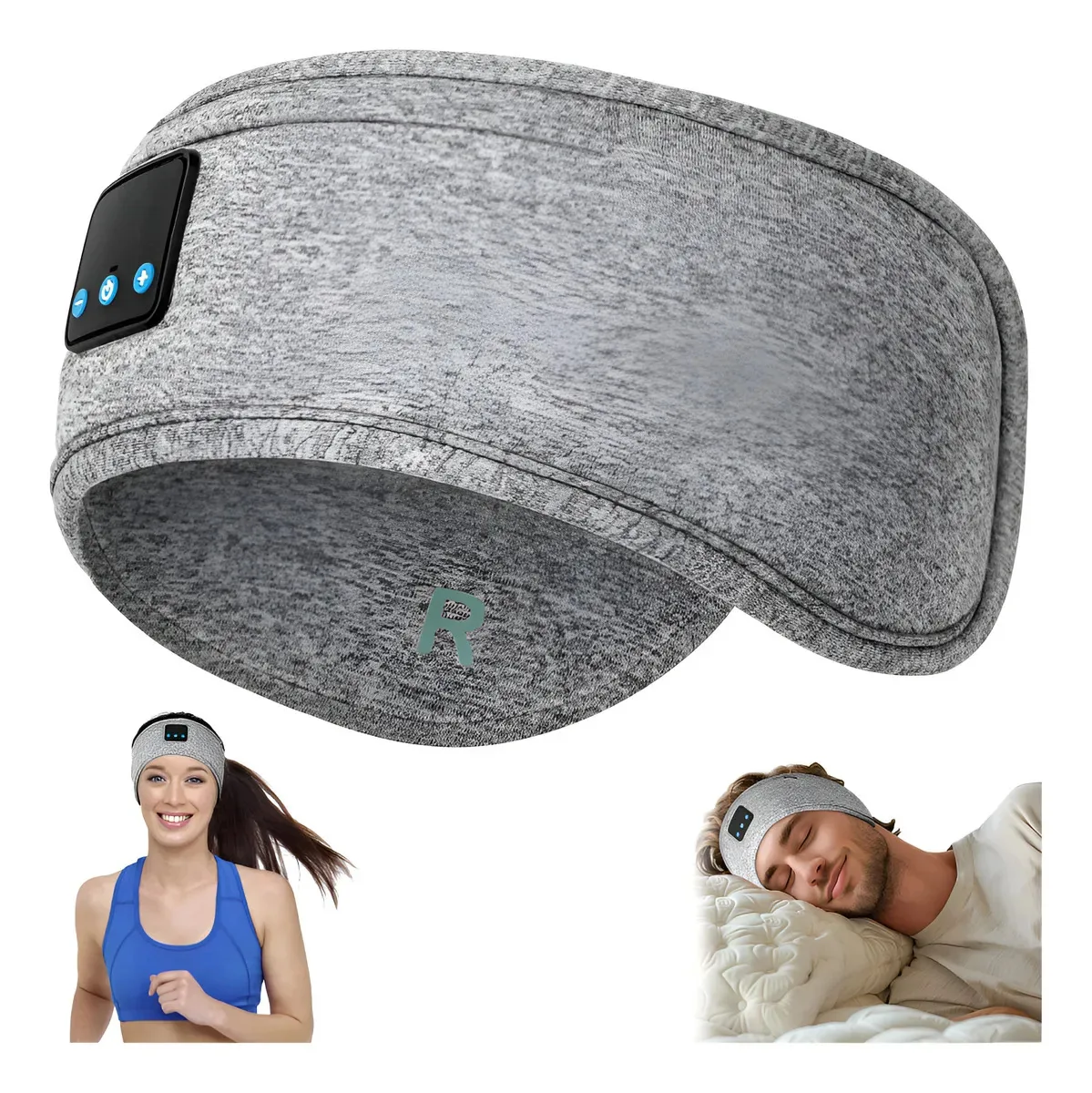 Fones de ouvido Bluetooth Sleep, fones de ouvido Grey Sleep