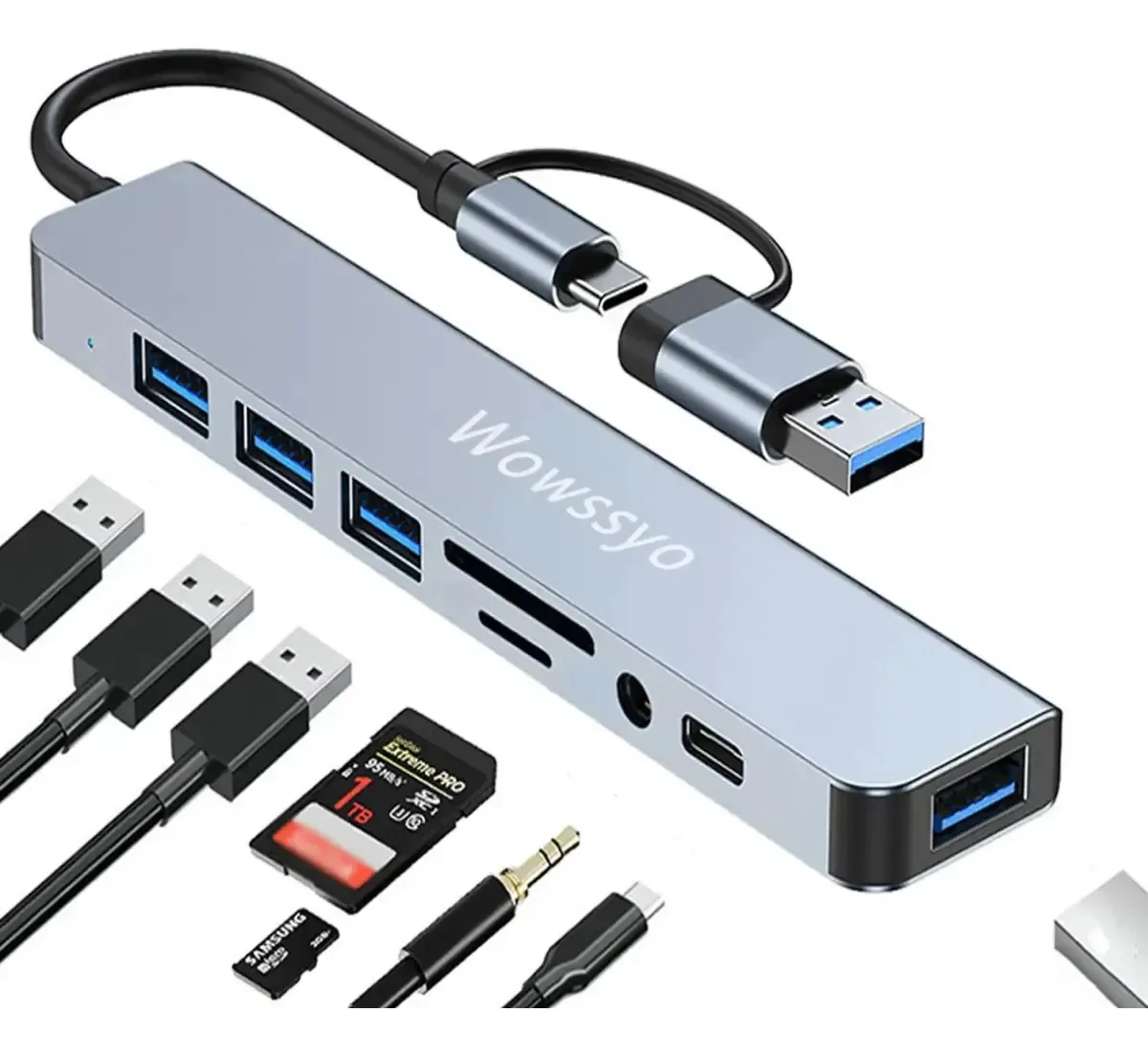 Adaptador USB C Hub