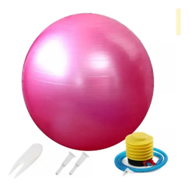 Bola de ioga Pilates 75cm+bola de Pilates 25cm com bomba vermelha