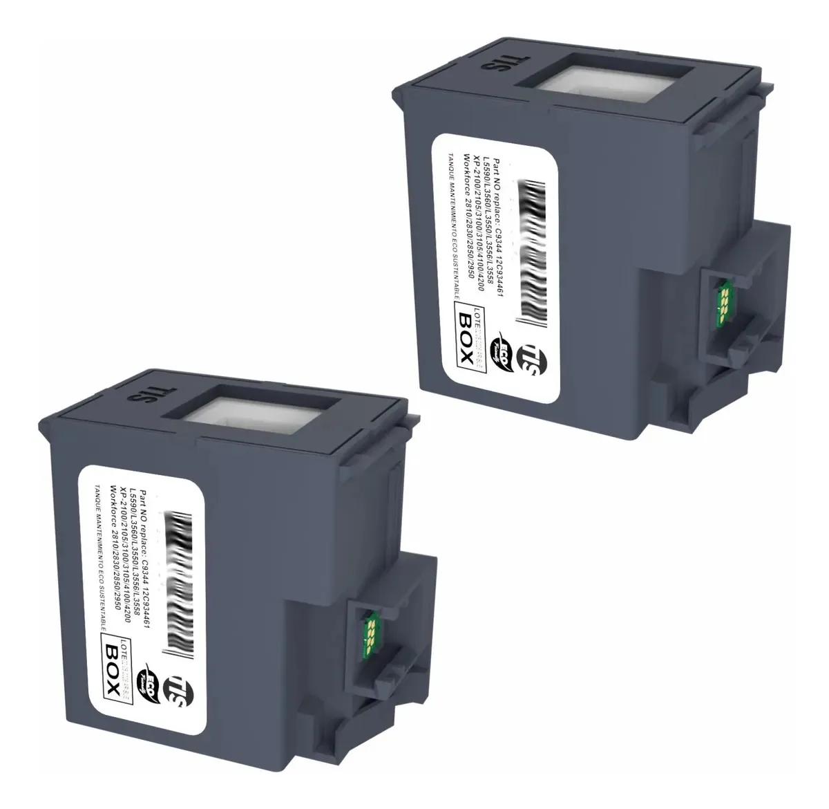 Caixa de manutenção X2 Tis C9344 L3560 L5590 compatível com Epson