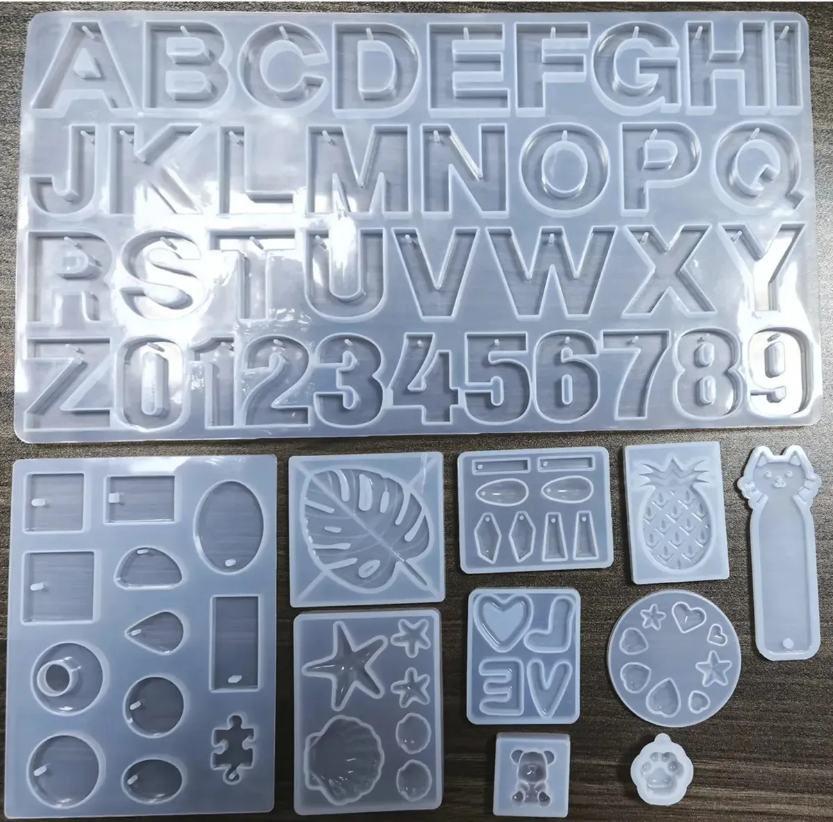 Molde para artesanatos reutilizável Chotune Moldes para Manualidades -