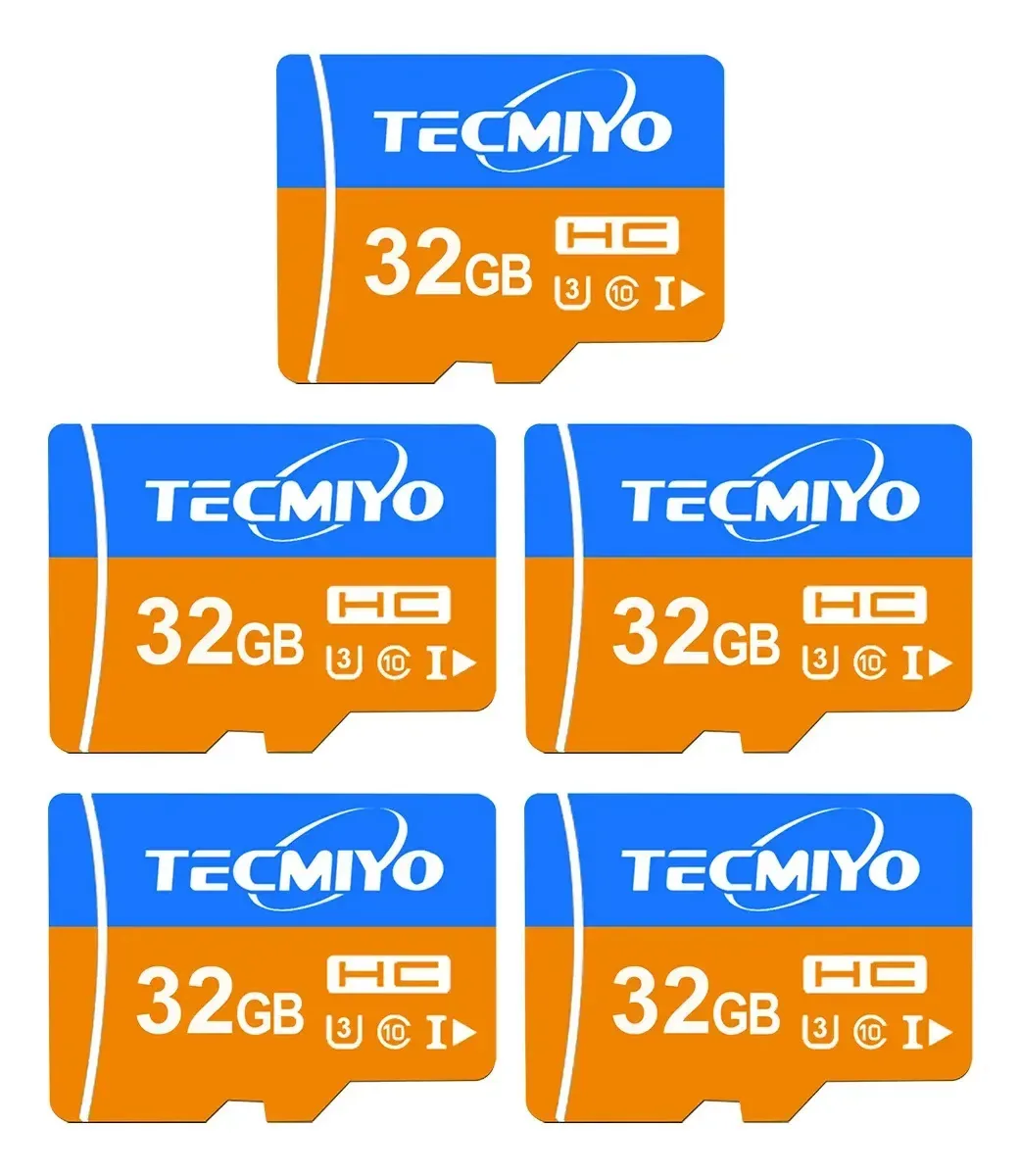 Cartões de memória de 5 x 32gb