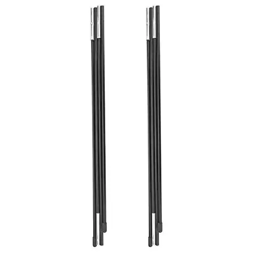 Suporte para Mastro de Tenda Focket, Haste de Suporte Externa em Fibra de Vidro, Equipamento para Mastro de Tenda com Cordão Elástico