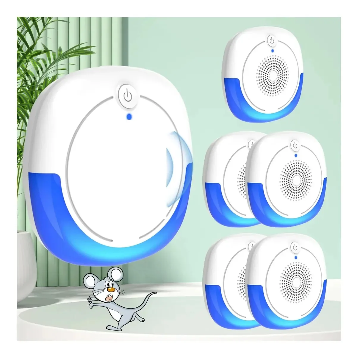 Repelente ultrassônico de pragas Qulem Electronic Mouse