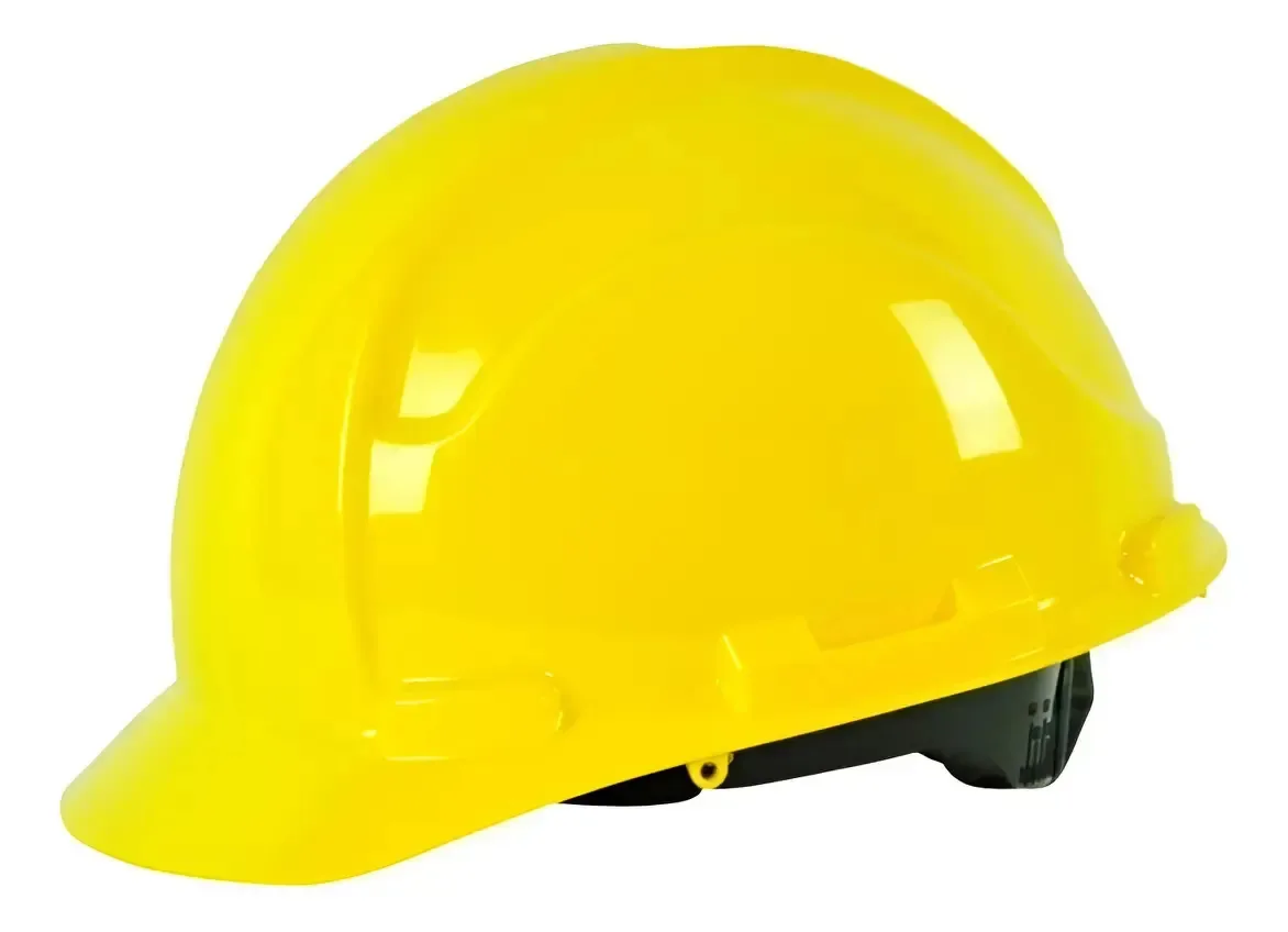Capacete de segurança com suspensão de polietileno Matraca Infra Pro, cor amarelo