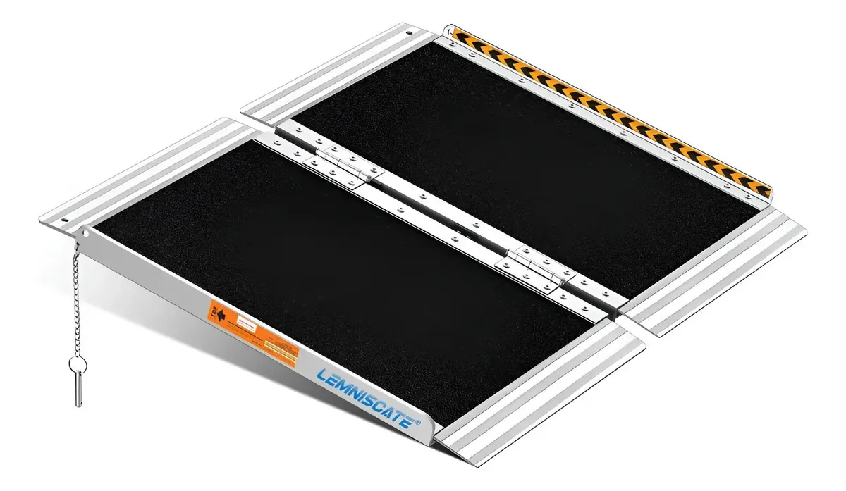Rampas antiderrapantes para cadeiras de rodas 60 cm 800 libras