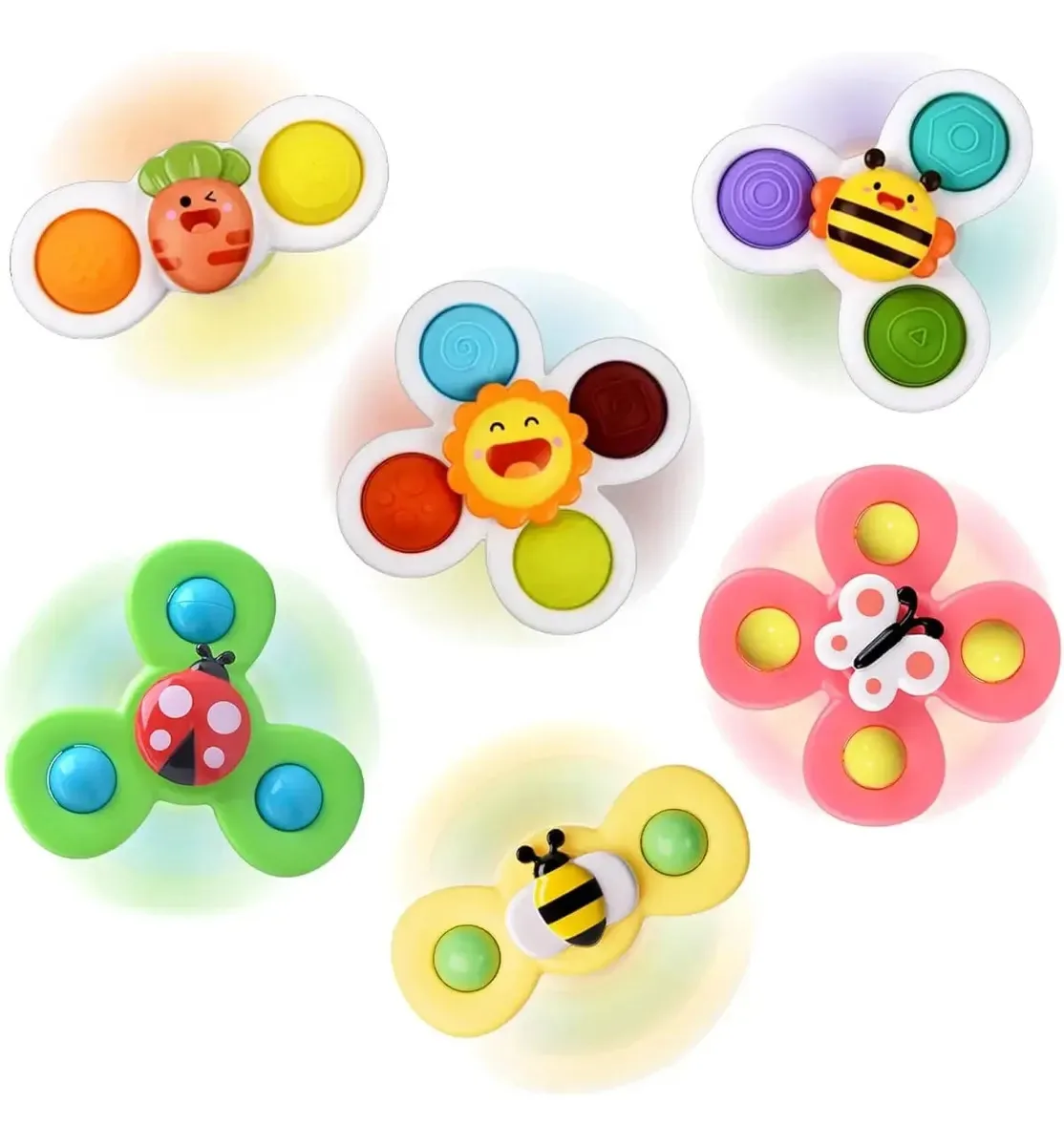 Brinquedos com ventosa para bebês - Bath Fun