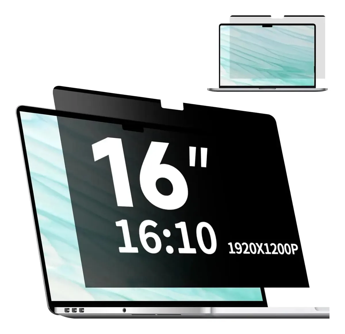 Protetor magnético de privacidade para laptop 16 16:10 preto