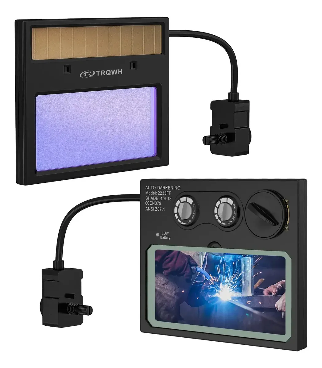 Lente de soldagem HD automática Lente de soldagem HD de 4,33 x 3,54 polegadas - Nome do design 2233FF