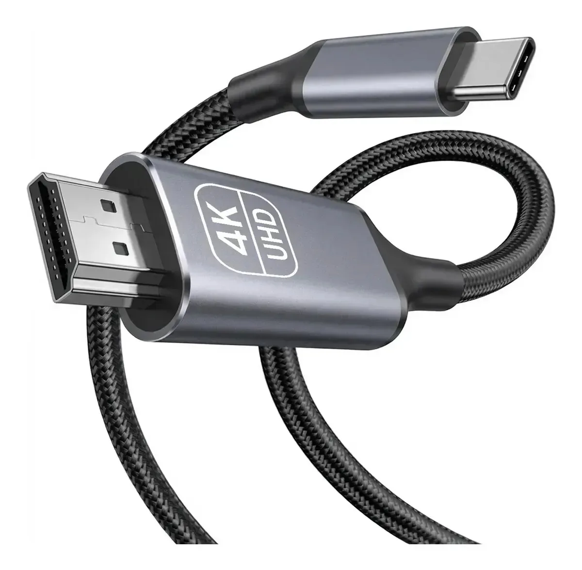 Cabos para áudio e vídeo.Cabo tipo c para HDMI.GOURUZI