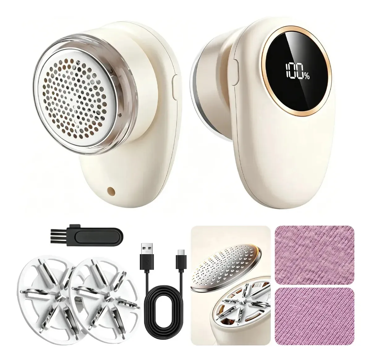 Cortador de fiapos VRVALUE - Branco