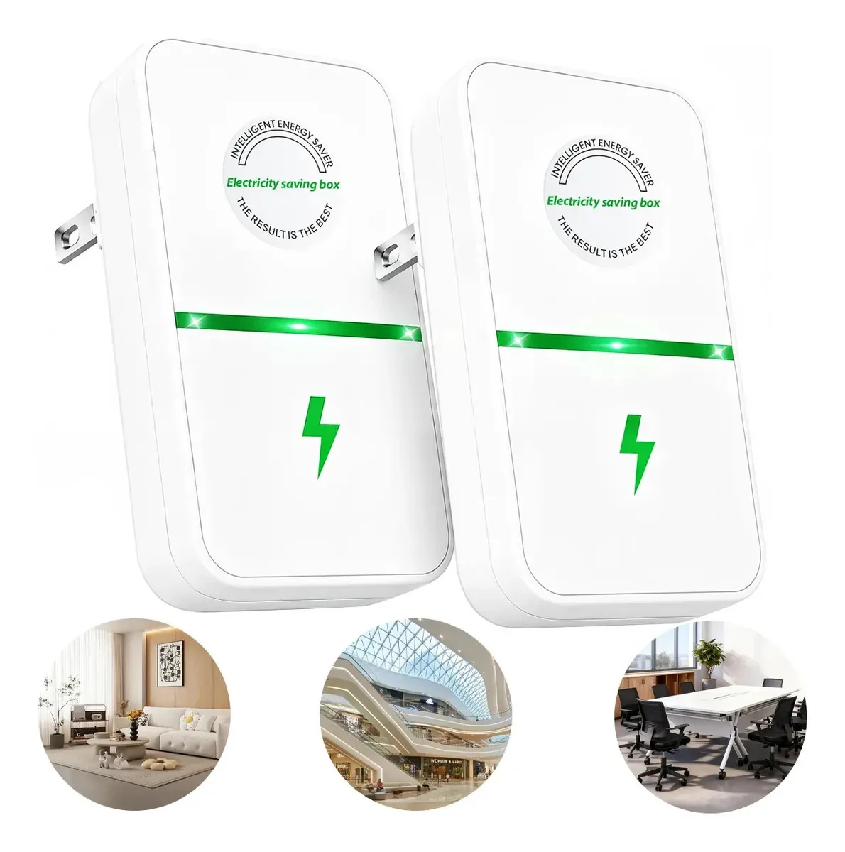 2 unidades conectáveis Power Factor Saver 2026 White