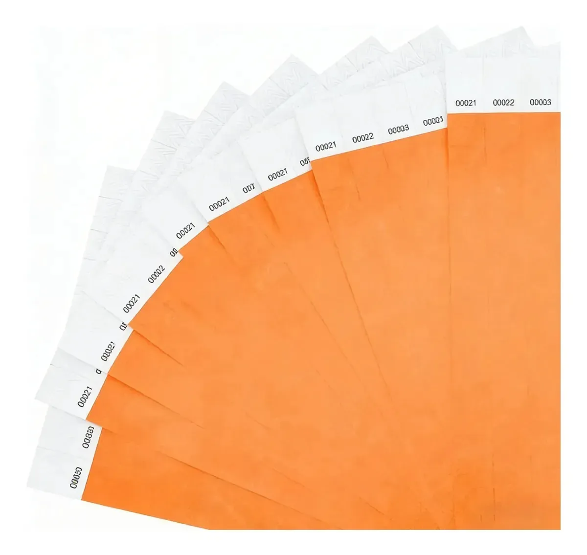 600 pulseiras Tyvek e pulseiras - Events Hotels Shows Neon Pink Number