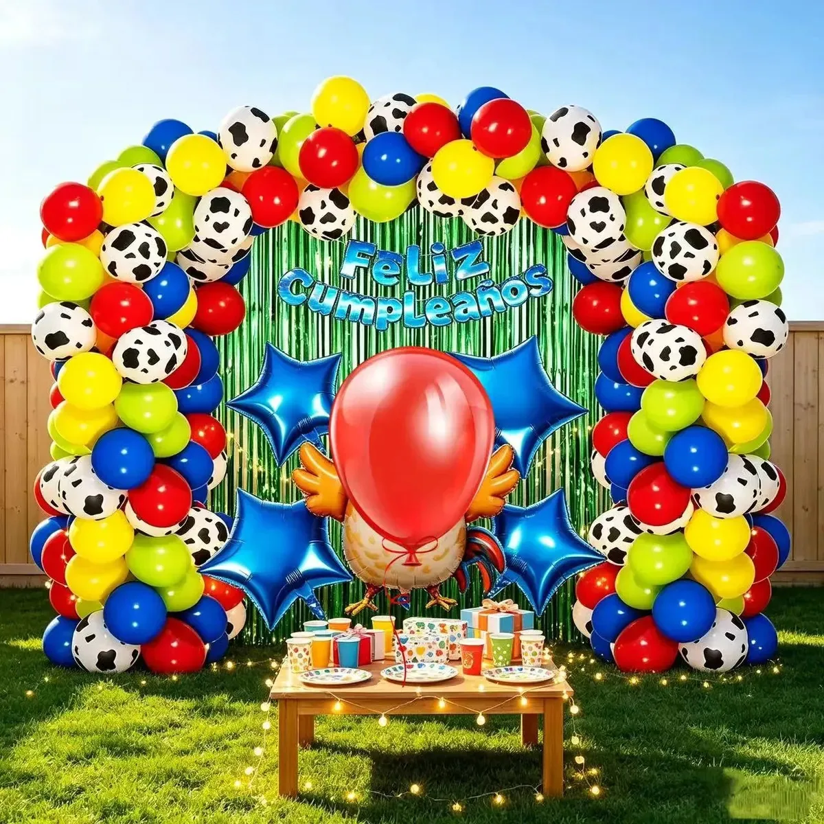 Kit de decoração de balões para festas de fazenda Gallo Metallic Balloon 110