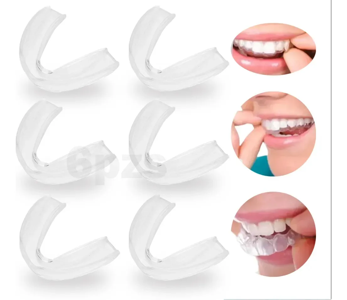 Protetores Bucales Guardas Dentales Gel Moldáveis Transparentes Sem Sabor