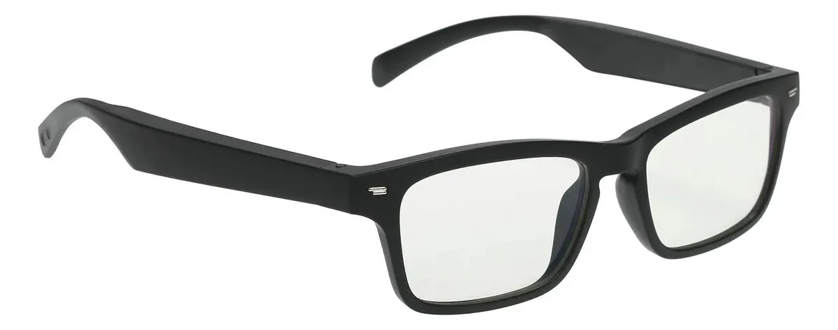 Óculos de áudio inteligentes sem fio Walory BT Music Glasses Music Music And Calls, sem usar as mãos, armação de óculos bloqueadora de luz azul com microfone para homens e mulheres