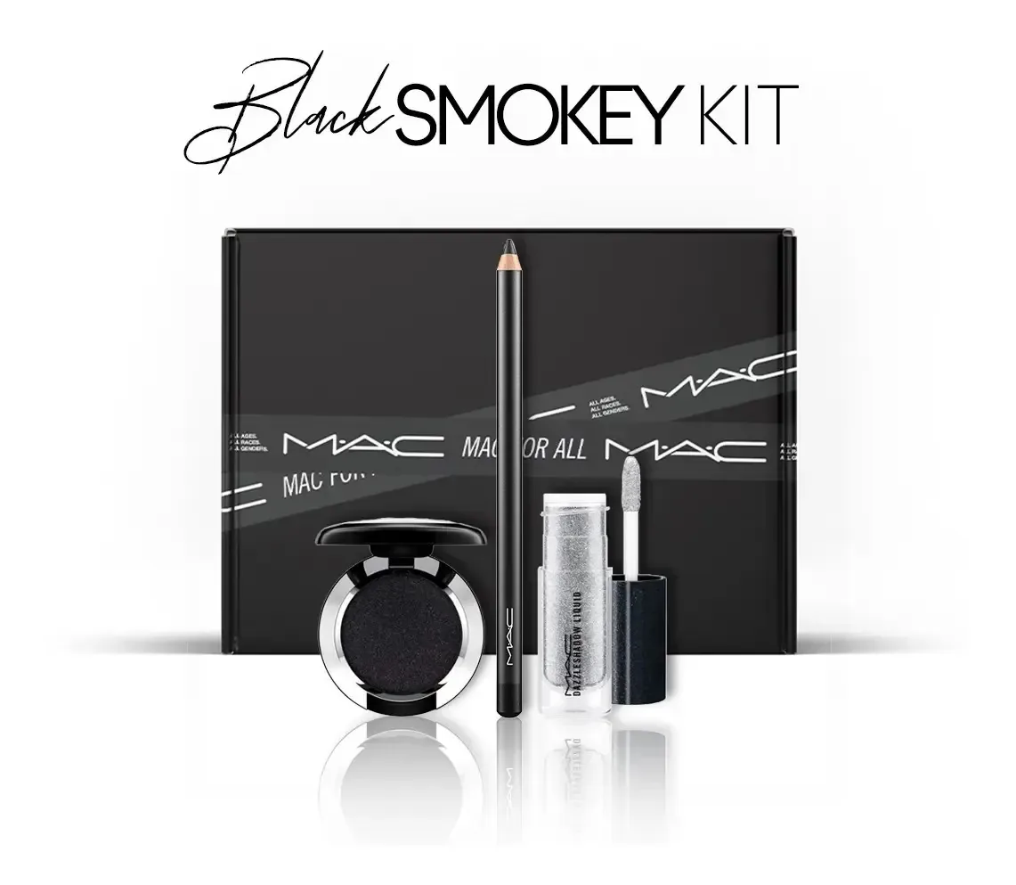 Kit de maquiagem Mac Black Smokey