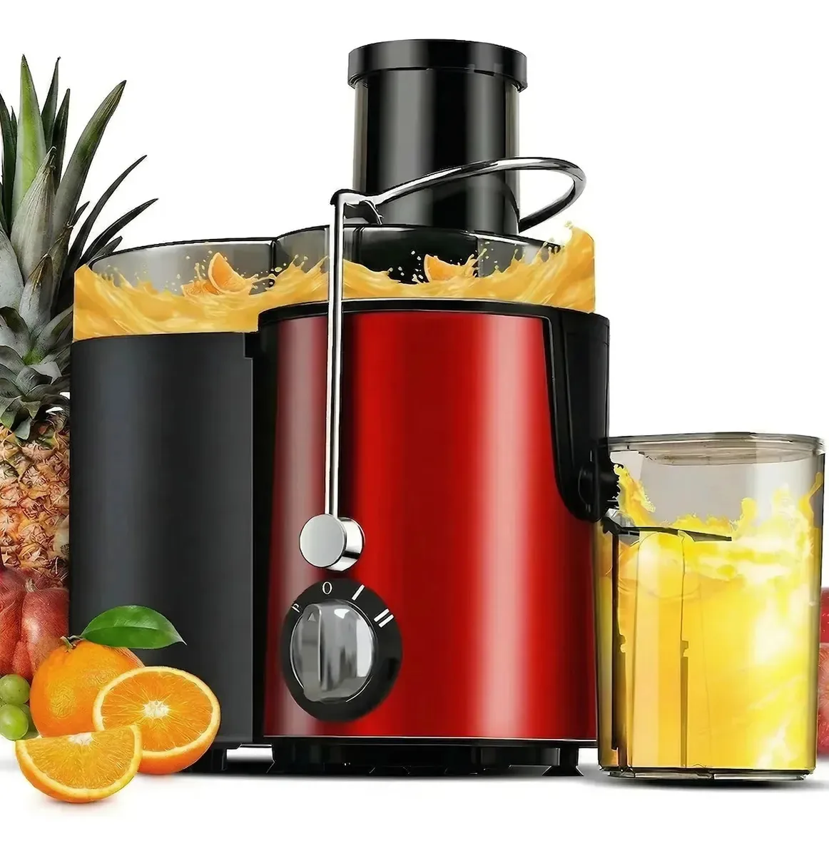 Extrator elétrico de espremedor de frutas e vegetais 800w