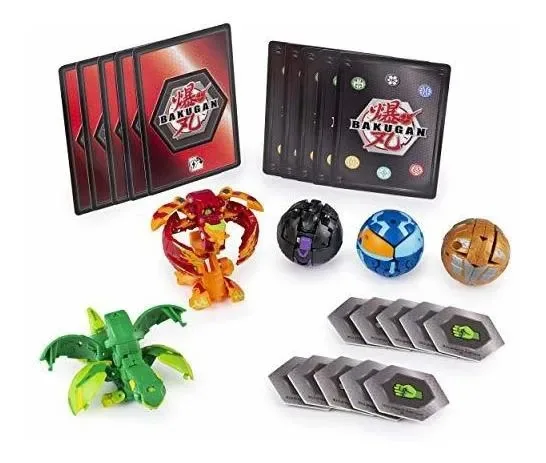 Conjunto de batalha Bakugan Ventus Phaedrus e Pyrus Hydranoid