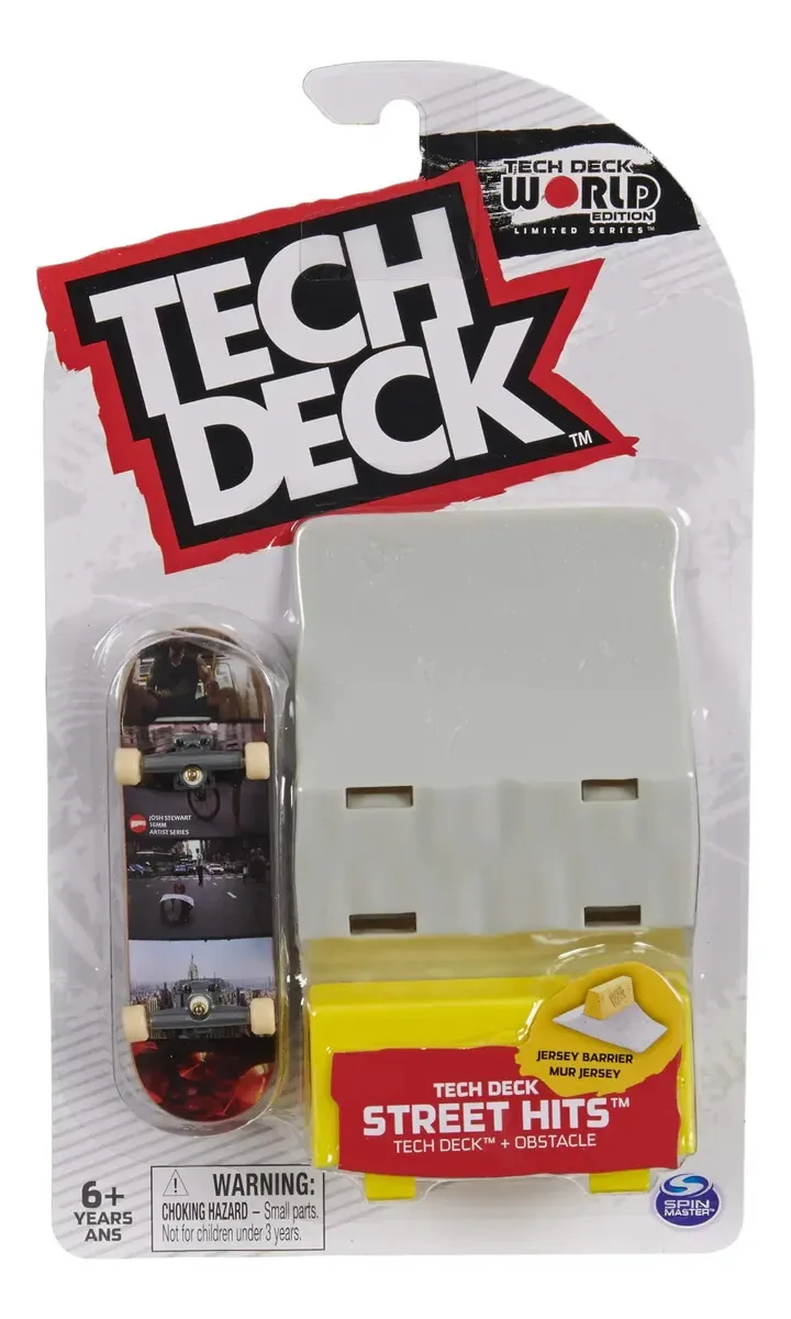Skate Tech Deck + Mini Ramp, Jerser Barrier