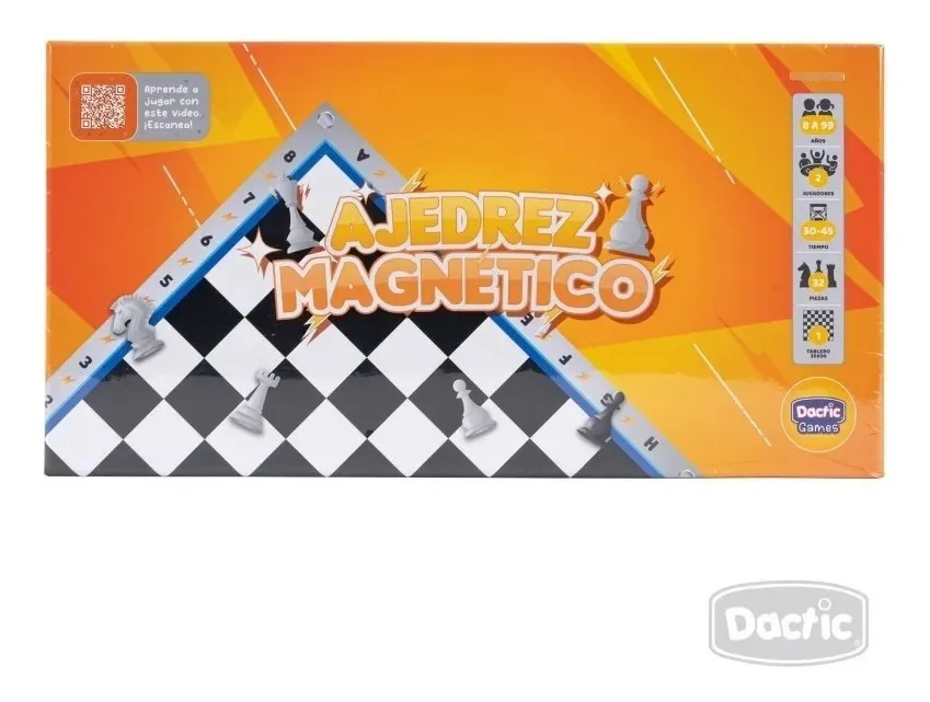 Jogo de tabuleiro. Xadrez magnético