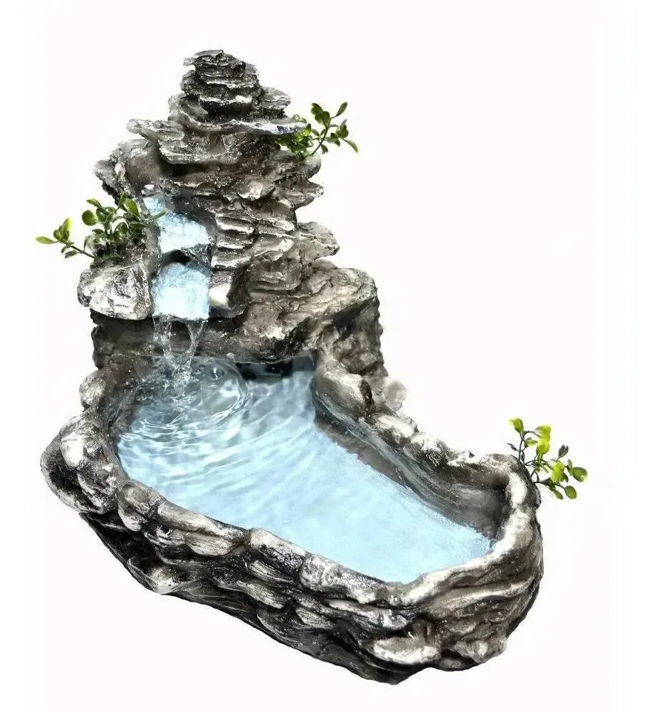 Fonte Agua Cascata Decorativa Laguinho Tipo Pedra 110 V Cor Outro