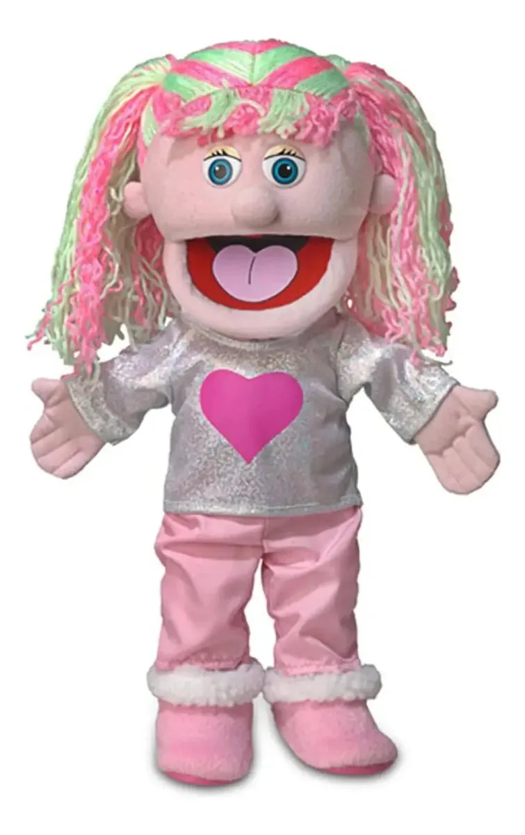 14 Kimmie (rosa) de Silly Puppets