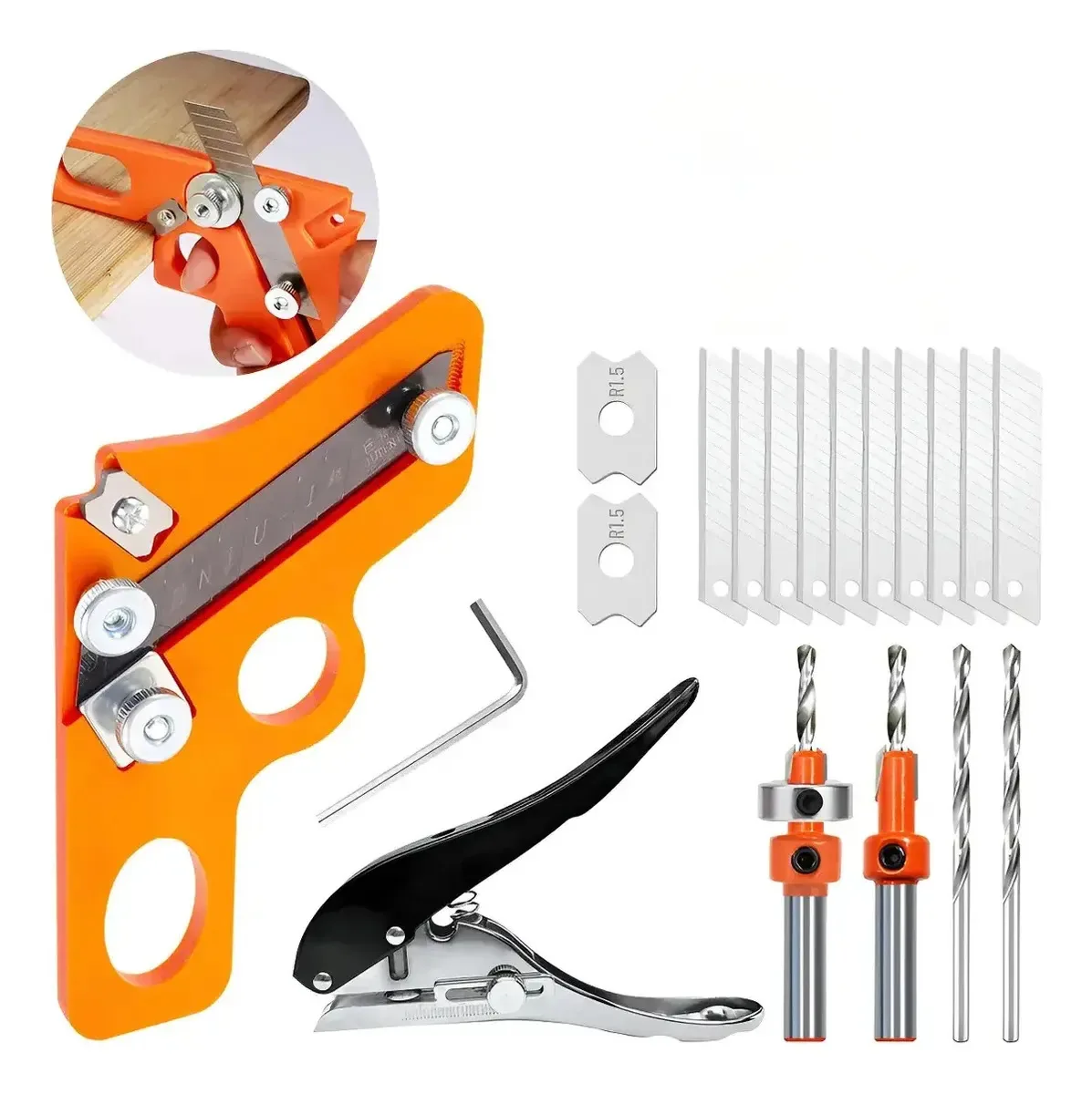Kit de depurador/perfuradora+perfilador manual Tmn